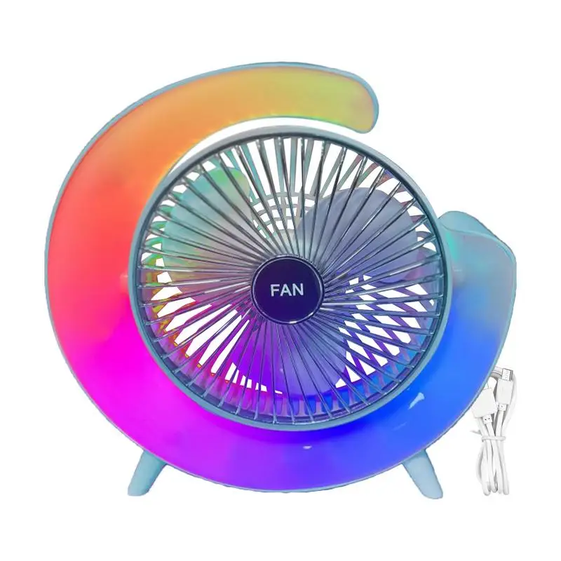 Table Fans For Bedroom 1800mAh USB Charging Silent Desk Fan Pocket Desk Fan Personal Cooling Fan Air Circulator Fan For