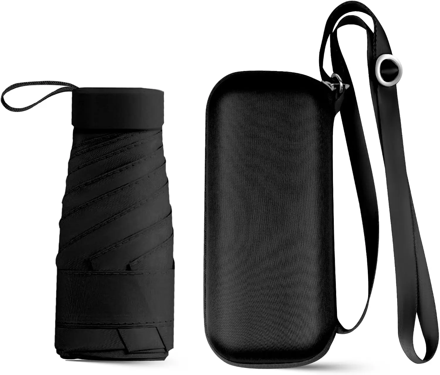 

Travel Umbrella - Mini Umbrella for Purse, Small Lightweight & Tiny Design Perfect for Parasol Outdoor Sun & Rain Umbrel