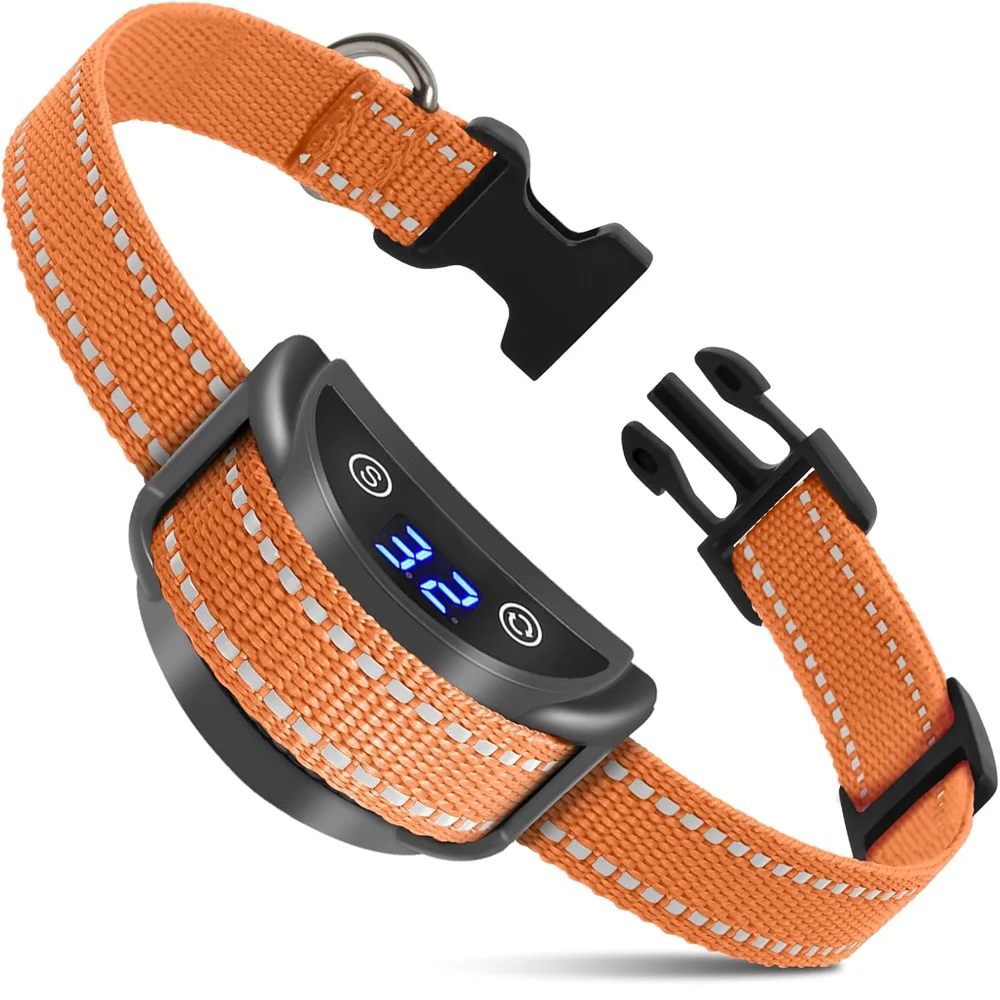 

Manufacturer Rechargeable Anti Barking Training Collar Shock Anti Bark Dogs Collars for Large Dogs