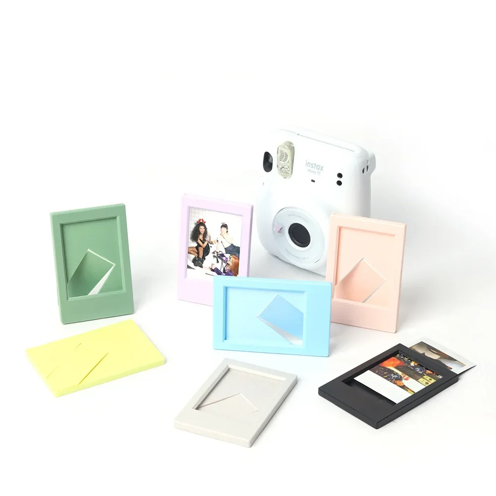 Photo Frames Transparent Stand Photo Frame for Fujifilm Instax Mini 11/9 Film Papers Acrylic Picture Artwork Frames