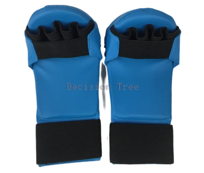 2025 professional karate gloves chinese changquan kungfu hand protection gloves thicken wear-resistant boxing training mitts