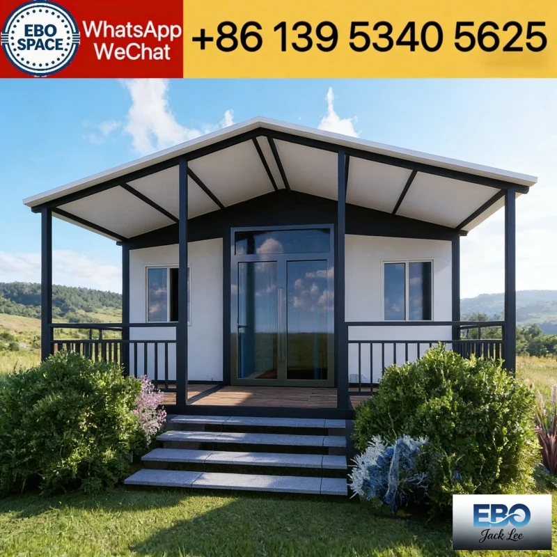 20ft Folding House Expandable Box Mobile House Made in China Mini Cabin 2-3 Bedrooms Mobile House