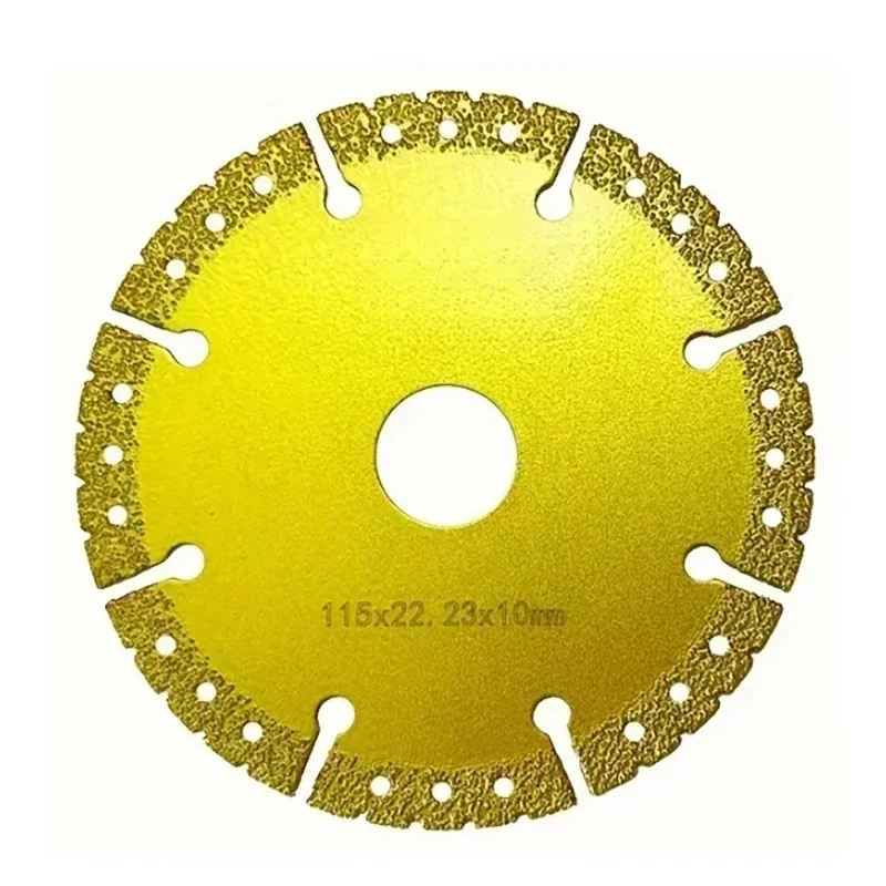 

5/2/1 шт. 4,5-дюймовое вакуумно паяное алмазное пильное полотно для резки стали/металла/каменного железа и т. д. инструменты для алмазной резки пилы