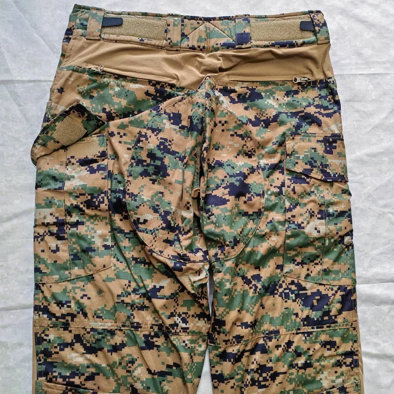MARPAT Digital Nylon Cotton Brown Stretch Panel G3 Sports Pants image 5