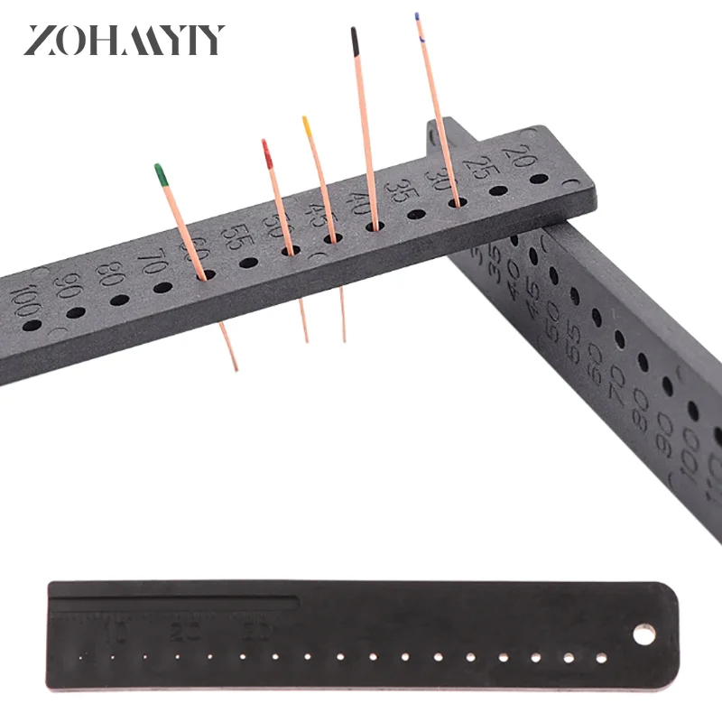 Dental Measuring Ruler Span Measure Instruments With Scale High Temperatures Dental Endodontic Materials Tools