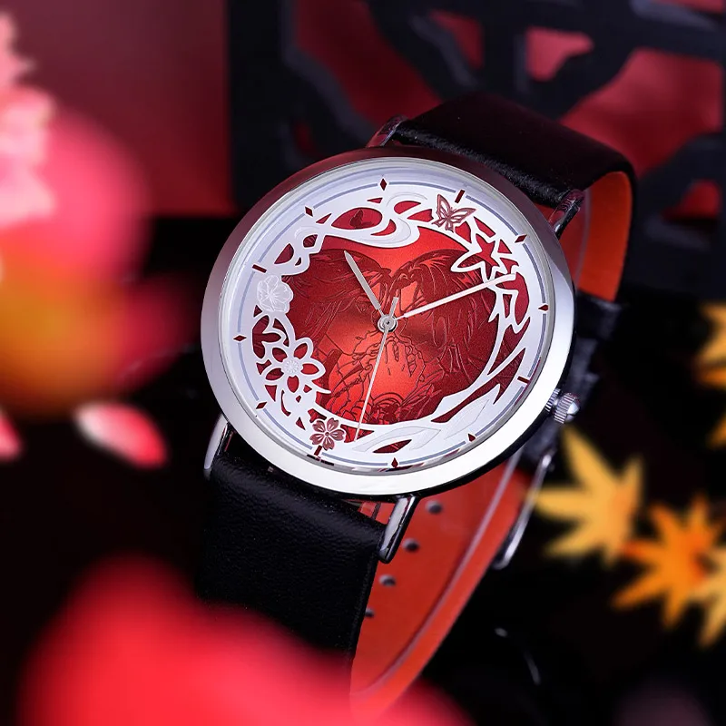 Anime Heaven Official's Blessing Watch Xie Lian Hua Cheng Light-sensitive Color Change Waterproof Student Watches Doujin Gifts