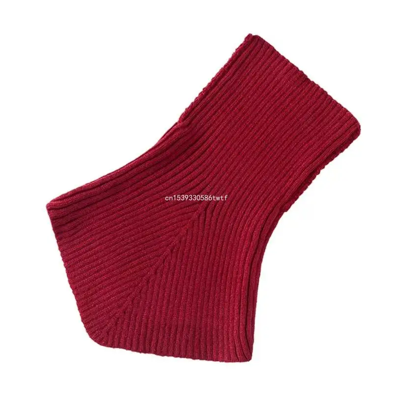 Outdoor Warm Knitted Collar Solid Color Inner Neck Cover Fashion Autumn Collar for Autumn and Winter Fashion Dropship