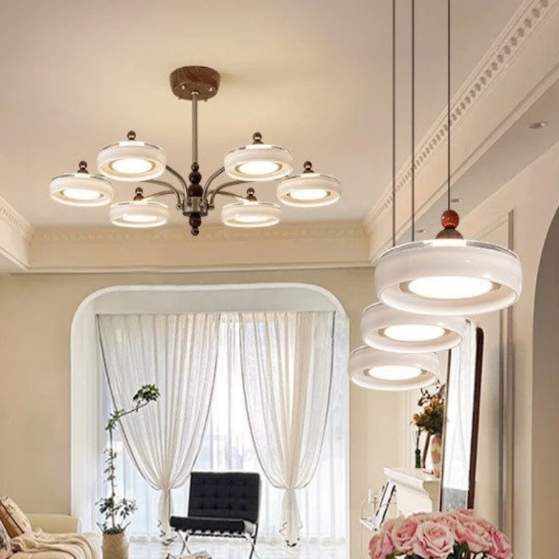 Modern simple restaurant chandelier, table light, three-head ambient lamp