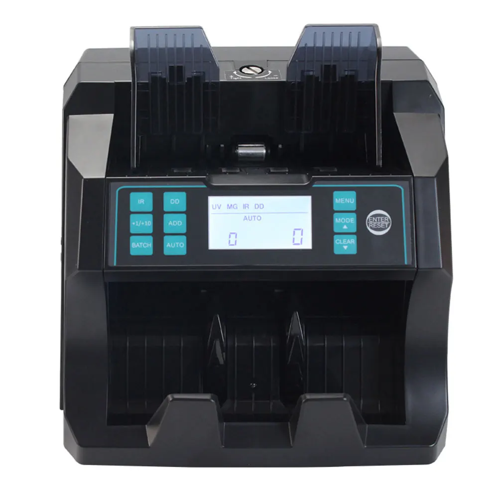 Money Counter Machine UV/MG/IR  Multifunction Counterfeit Detection Bill Counter Detector Adjustable speed