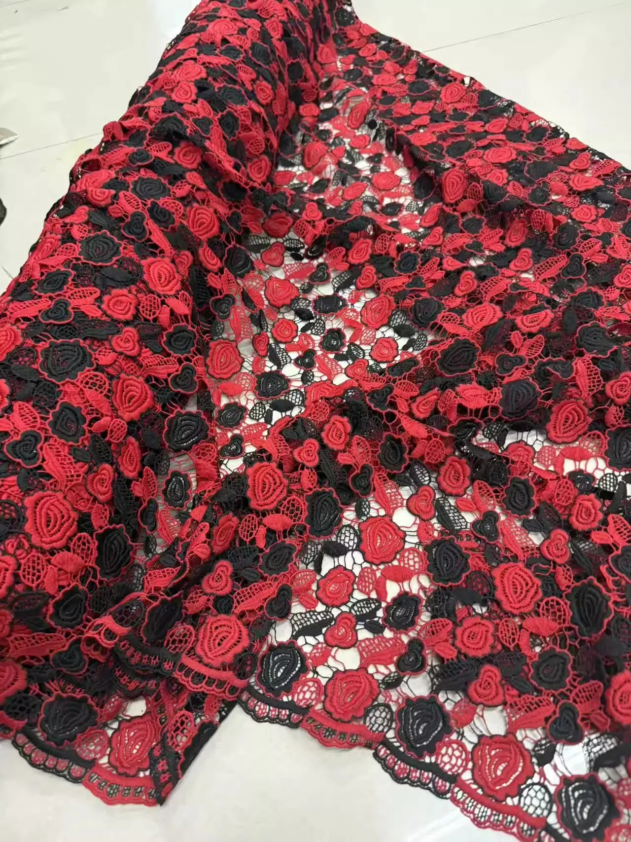 

1yard Dress and wedding cheongsam fabric for patchwork Three dimensional rose jacquard dark color woven jacquard tissu fabric