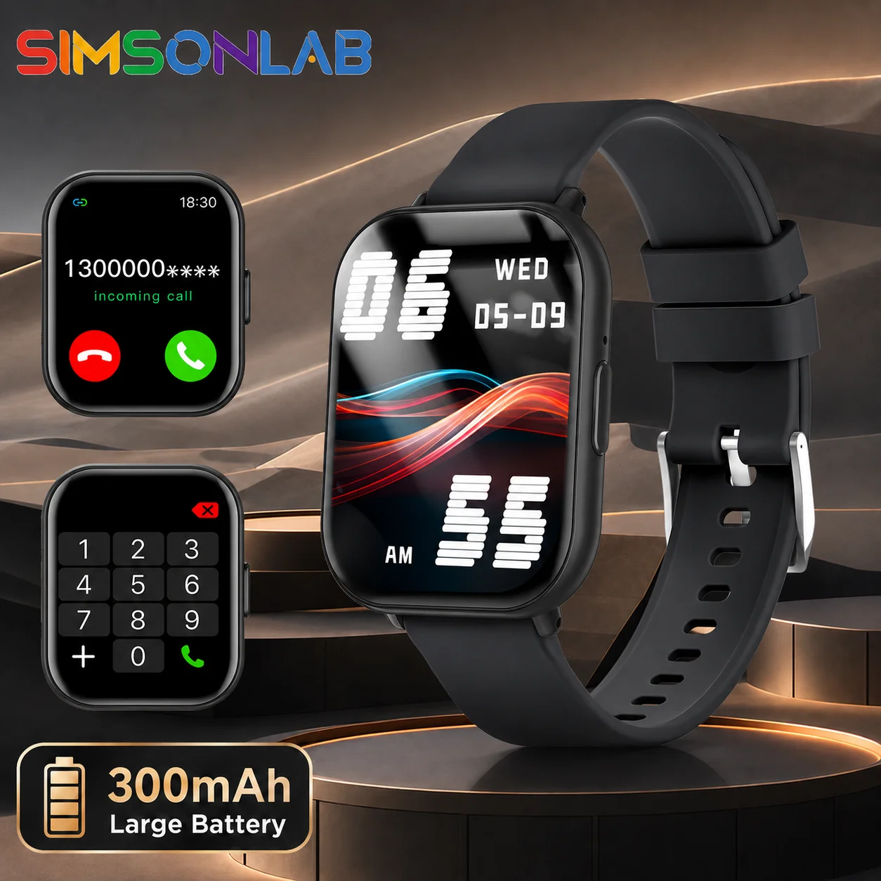 2026 New Smart Watch Men Women Bluetooth Call 1.83