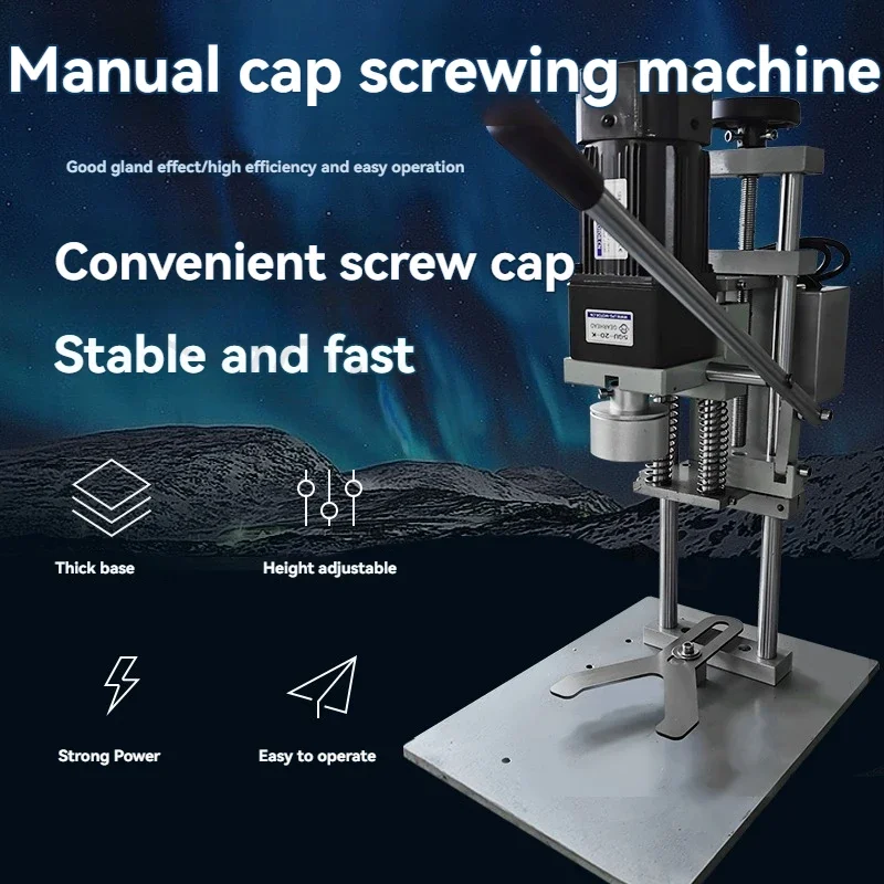 1PC Duckbill Type Capping Machine Pneumatic Locking Machine Plastic Bottle Capping Machine