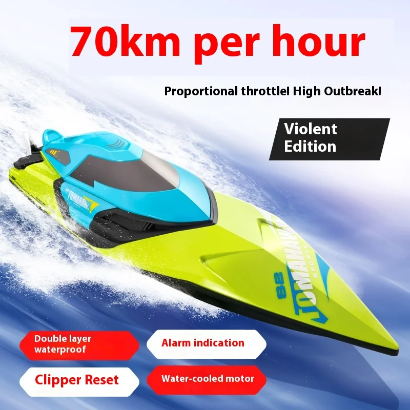 S2 Extra-Large Size High Speed Remote Control Ship Plastics High Housepower Yacht Rowing Net Steamer Model Outdoor Kid Toy Gift