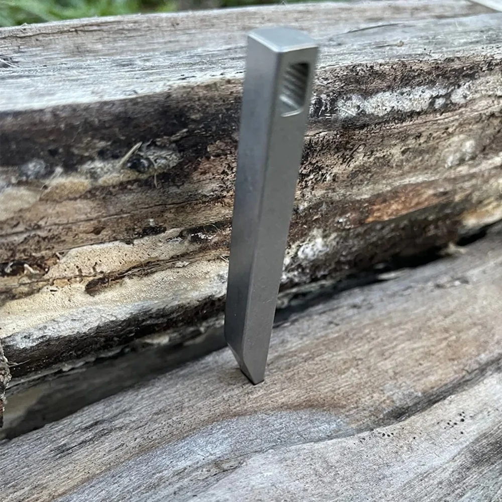 Multi-funcional pé de cabra chaveiro pingente de aço inoxidável barra de alavanca raspador abridor de garrafa barra de alavanca para diy casa atividades ao ar livre