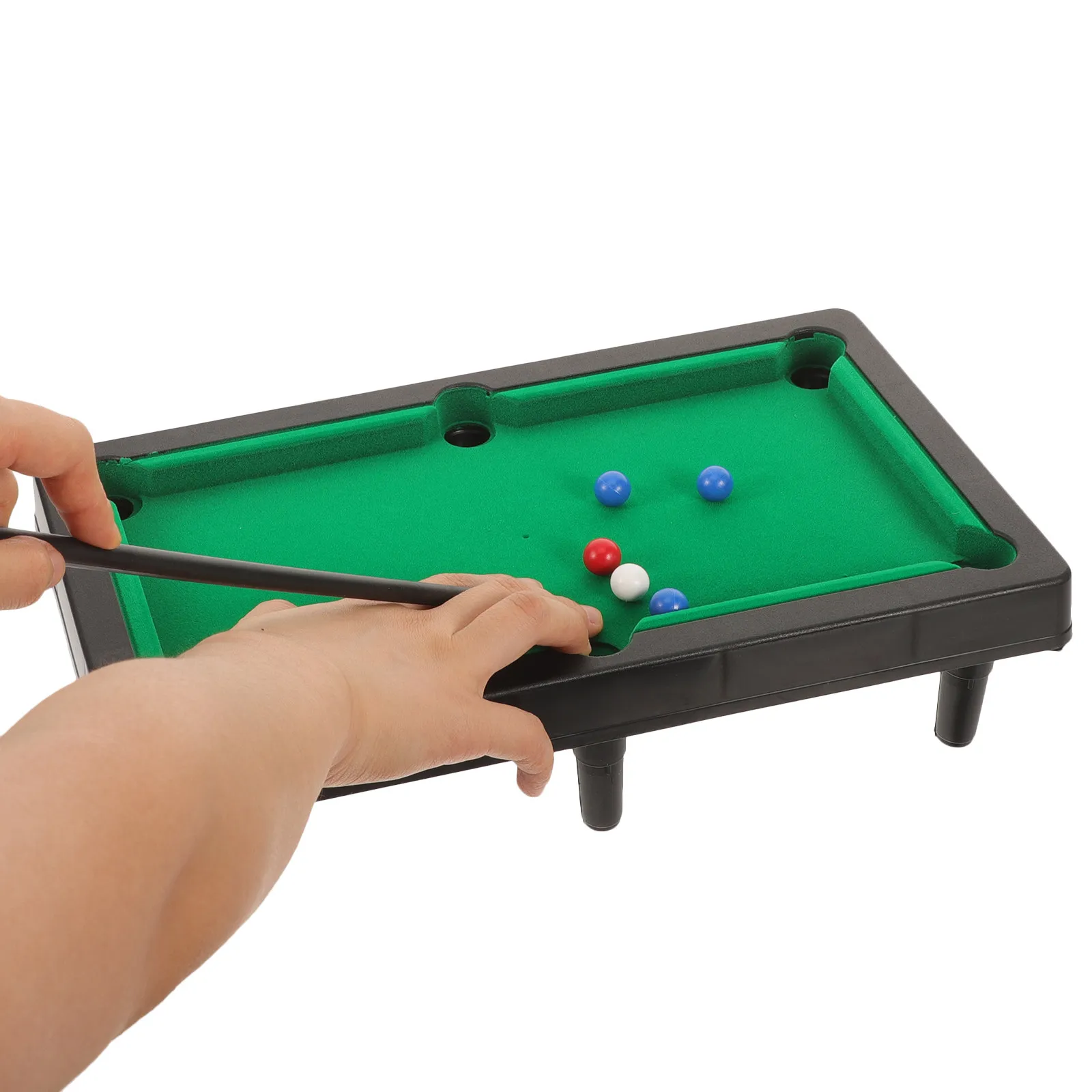 

1Set Desktop Mini Pool Table Miniature Compact Billiards Table Educational Game for Adults Indoor Hand-Eye Coordination