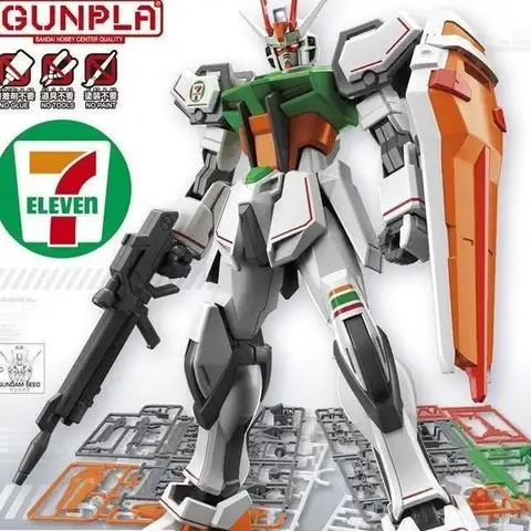 EG Strike GAT-X105 HG 1/144 모델 액션 피규어 조립 711 색 구성표 장식 어린이 장난감 선물 소장품 Best5