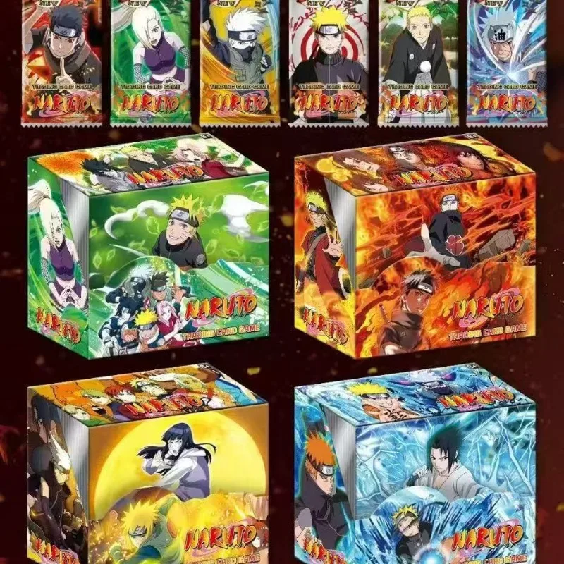 Коллекционный набор Bandai Naruto: Саске, Какаши (36 упаковок, 288 карт) — Аниме-карточная игра, загадочная коробка-сюрприз, подарок для фанатов