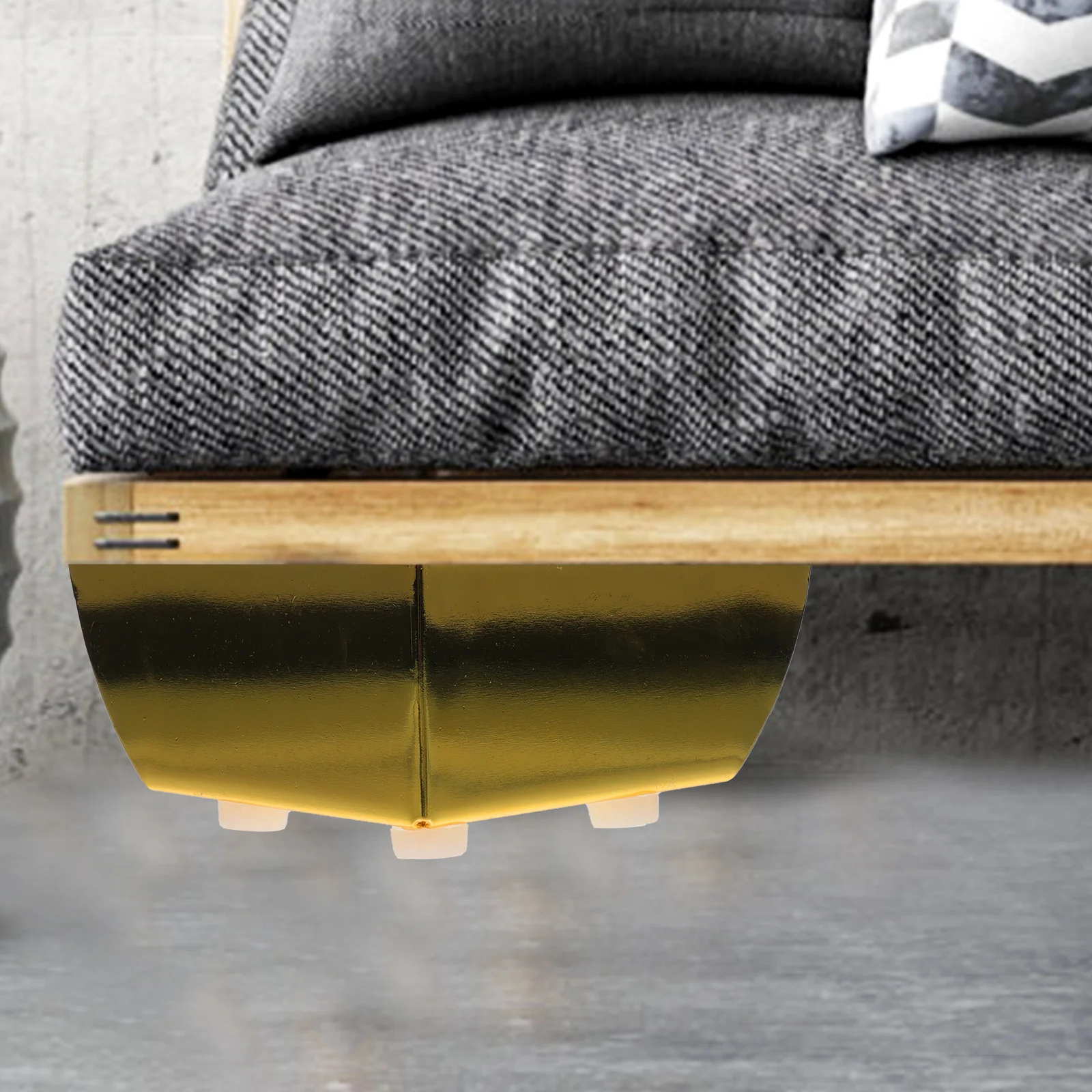 

4 Pcs Heavy Duty Iron Furniture Legs Metal Couch Feet Dresser Support Table Sturdy Durable Easy Install Non Scratch Sofa