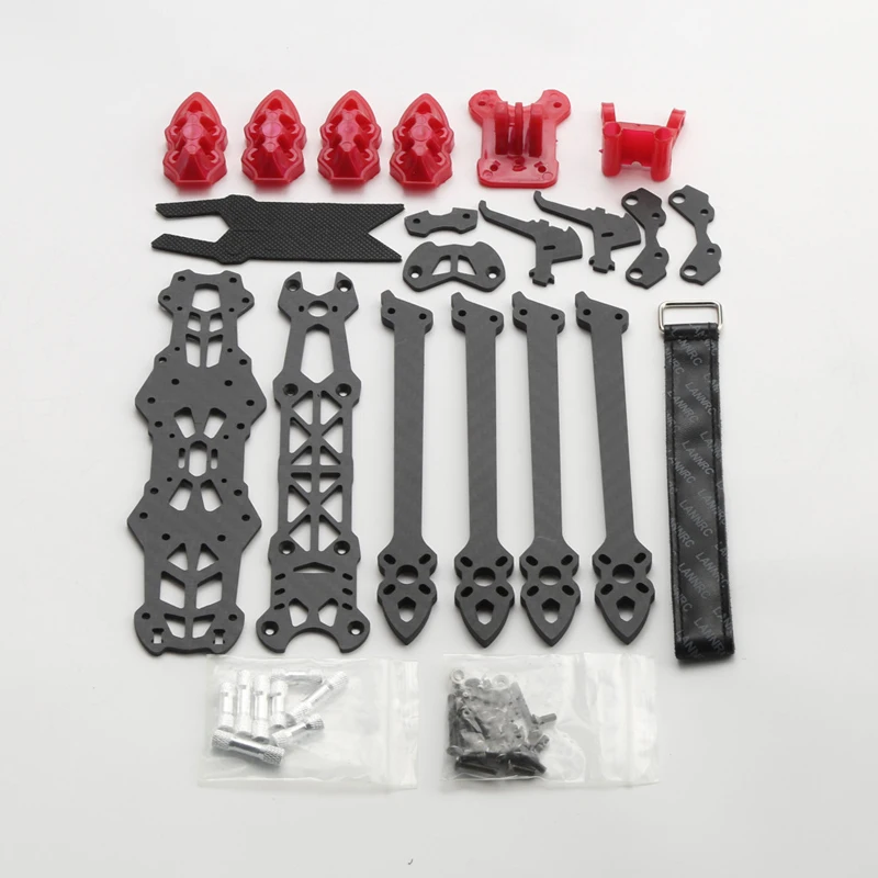 Mark4 7 cali 295 mm z ramieniem o grubości 5 mm Quadcopter 3K Rama z włókna węglowego do części modelu RC DIY Drone