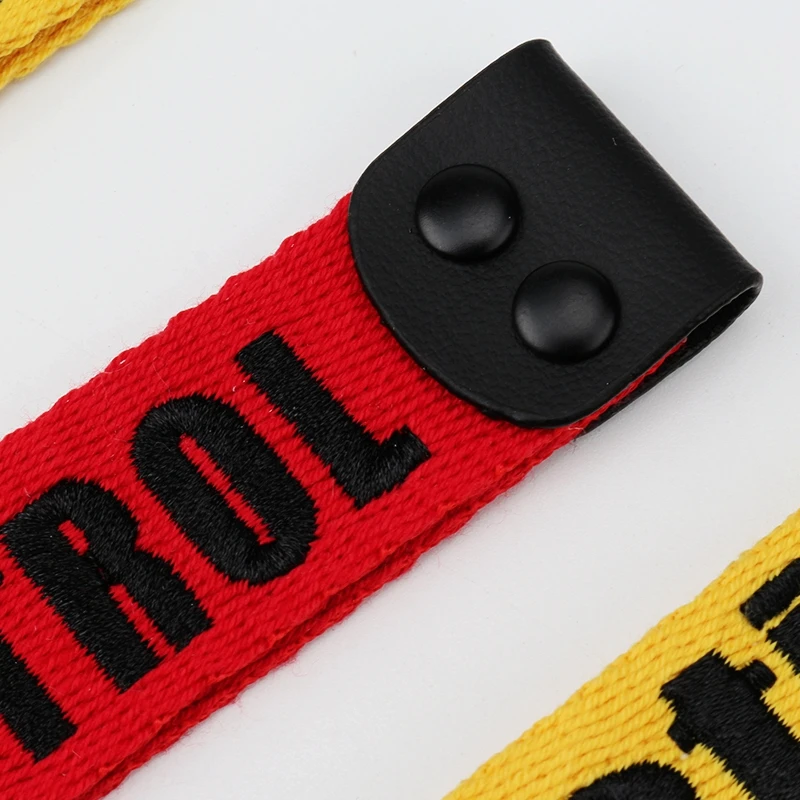 Customized Embroidered Text For Wooting 60he Strip Personalized Mechanical Gaming Keyboard Strap Can Custom Your Text Name Tag