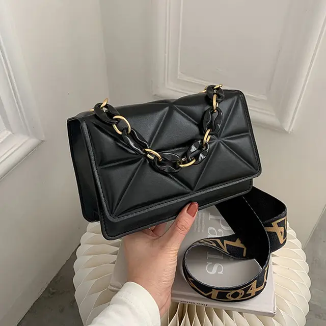 Torba na ramię o dużej pojemności damska moda damska torebki na co dzień PU skórzana torba Crossbody z klapką akcesoria Streetwear