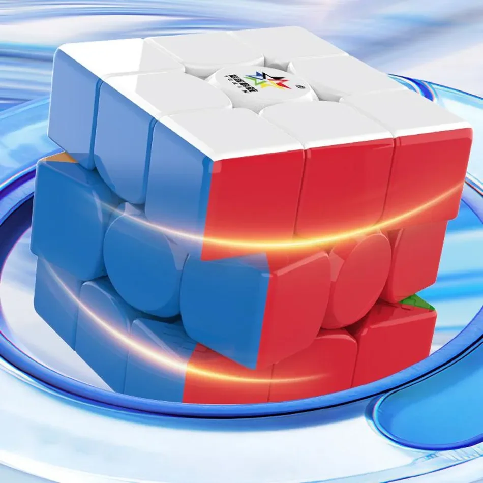 Yuxin 3x3 V2 M UV Magia Magnetica Cubing Velocità Professionale Cubo Magico Puzzle Giocattoli per I Bambini Regalo Per Bambini Strumenti Educativi