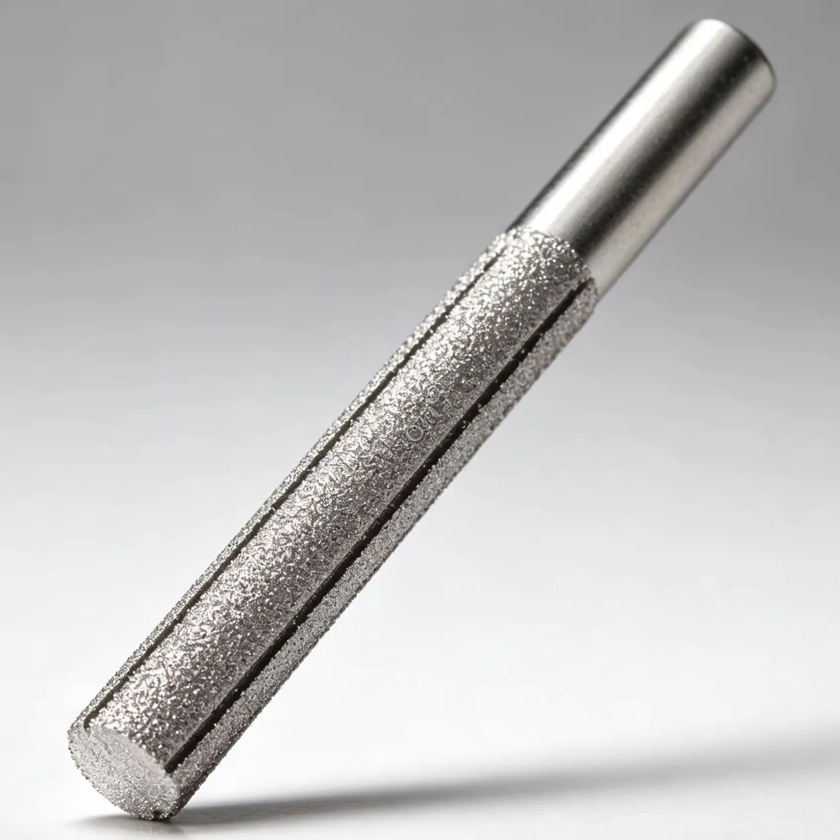 13.3mm Head Dia. Brazed Cylindrical Diamond Profile Wheel CYLINDER Router Bit Lengthen 115mm Shank 1/2