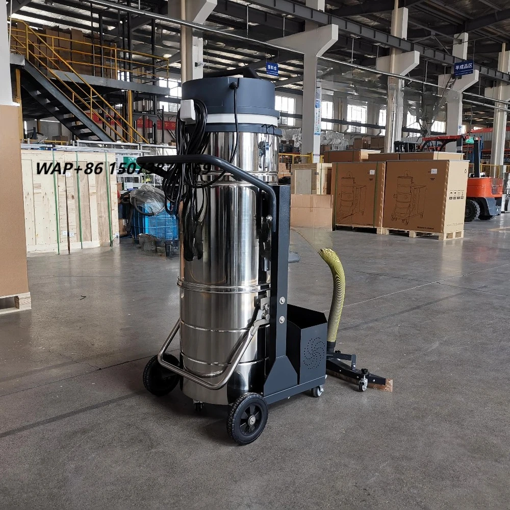 Hot Sale 100 L Single-Phase Electric Wet and Dry Industrial Vacuum Cleaner for Factory