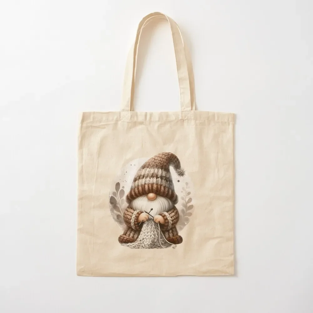 

knitting gnome Tote Bag tote women personalized Women's shopper