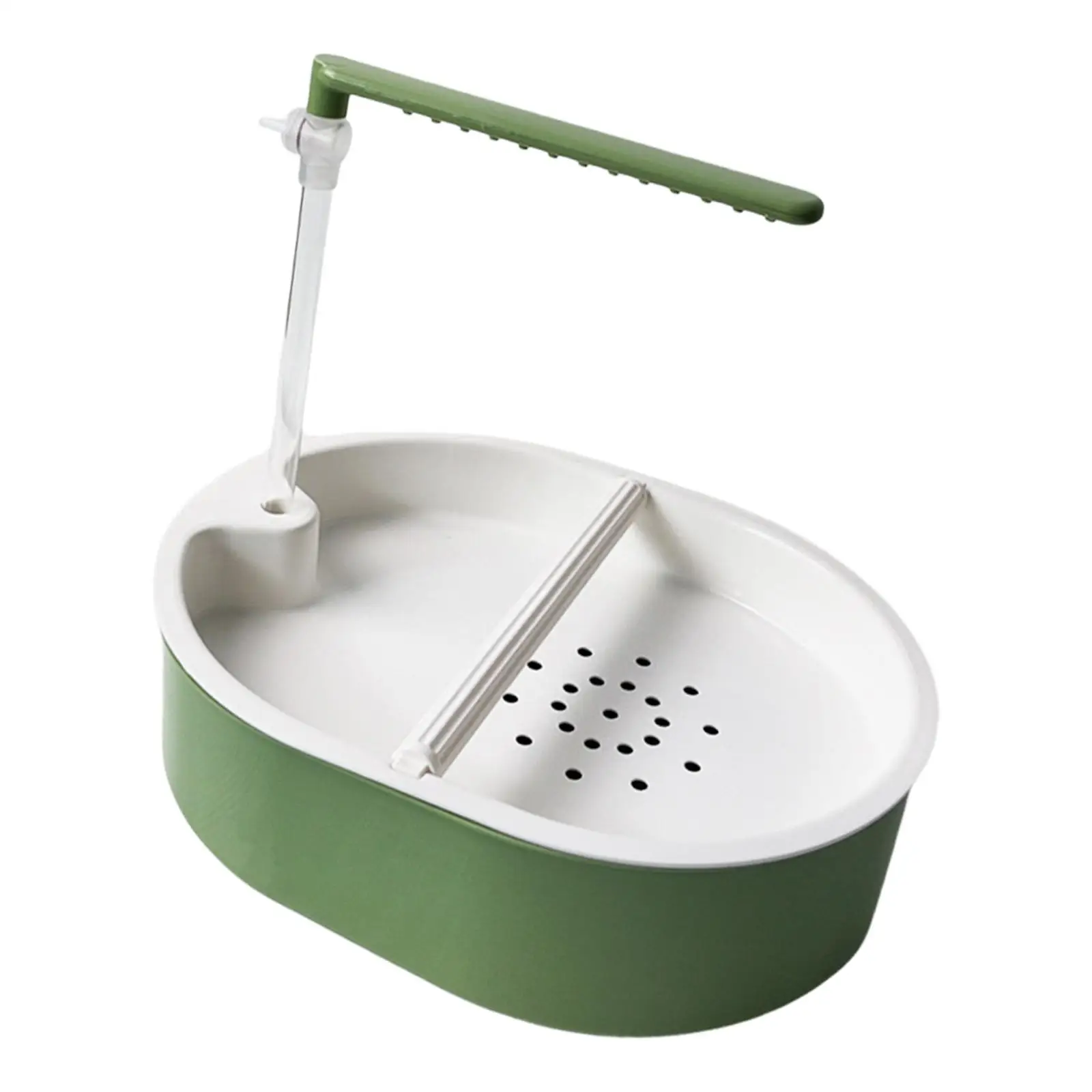 

Ванночка-душ для птиц Parrot Bathtub: регулируемая лежанка для мелких и средних птиц, корелл, волнистых попугаев, для дома
