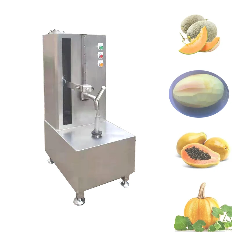 آلة تقشير البطيخ والمانجو التجارية ، آلة تقشير اليقطين الأناناس القلقاس البابايا ، من 150 إلى 200 قطعة للساعة الواحدة