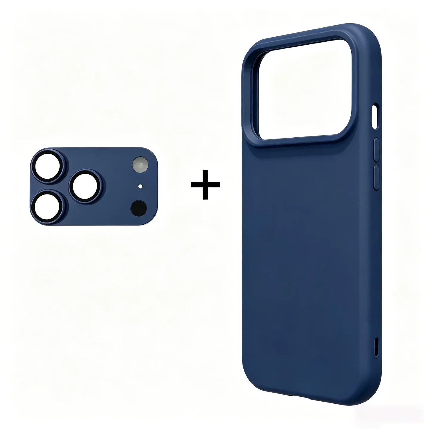 2-in-1 für iPhone 14 15 16 12 13 Pro Max, Umbau zu 18 17 Pro Max mit Kameraschutz, Silikon-Handyhülle, Metall-Objektivfolie – Detail 9
