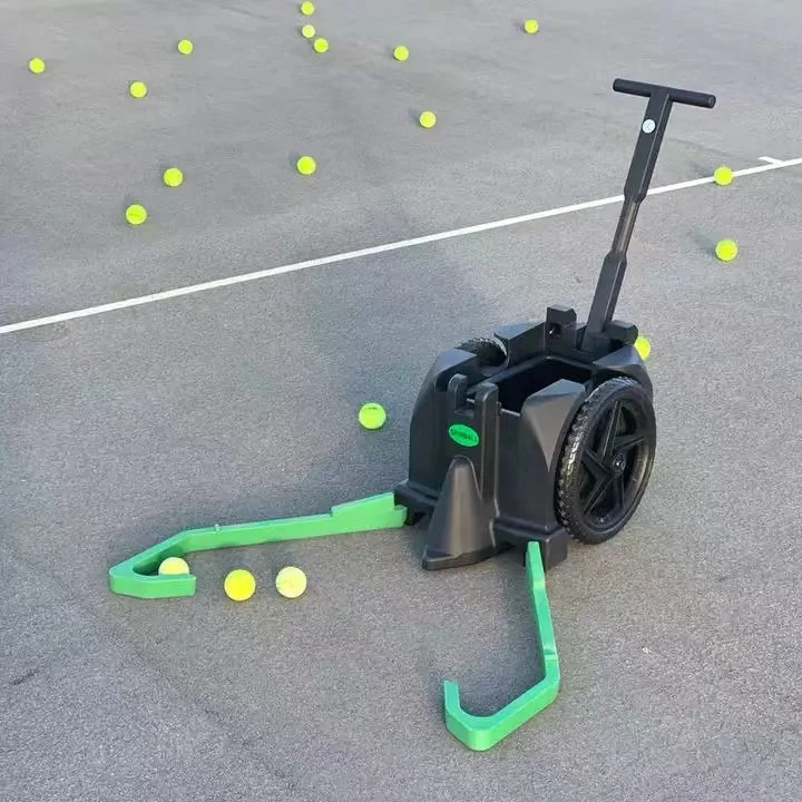 Macchina per la raccolta delle palline da tennis Non è necessario piegare la macchina per la raccolta delle palline da tennis Carrello per la raccolta delle palline da tennis