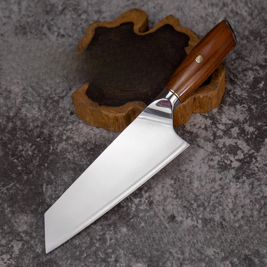 RHON 7Inch Powder M390 Clad Steel Kiritsuke Knife Japanese Kitchen Utility Chef Meat Slicing Vegetable Cutting Fruit Knives
