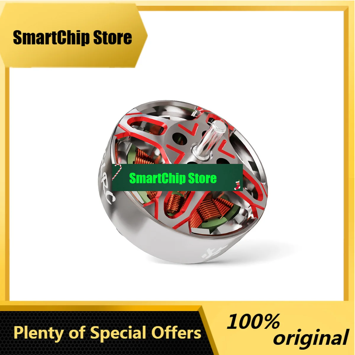 SmCp4pcs HGLRC SPECTER 1303.5 KV5500 Brushless Motor 2-4S Suitable For 2-3 Inch Whoop/toothpick Machine FPV Spare Parts