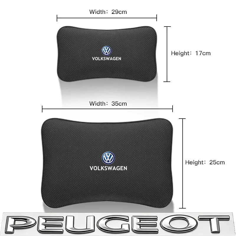 Auto-Nackenkissen, Sitz-Kopfstütze, automatisches Schutzpolster aus Memory-Schaum für VW Golf T-Roc Tiguan Polo Passat T-Cross Taigo ID.4 – Detail 2