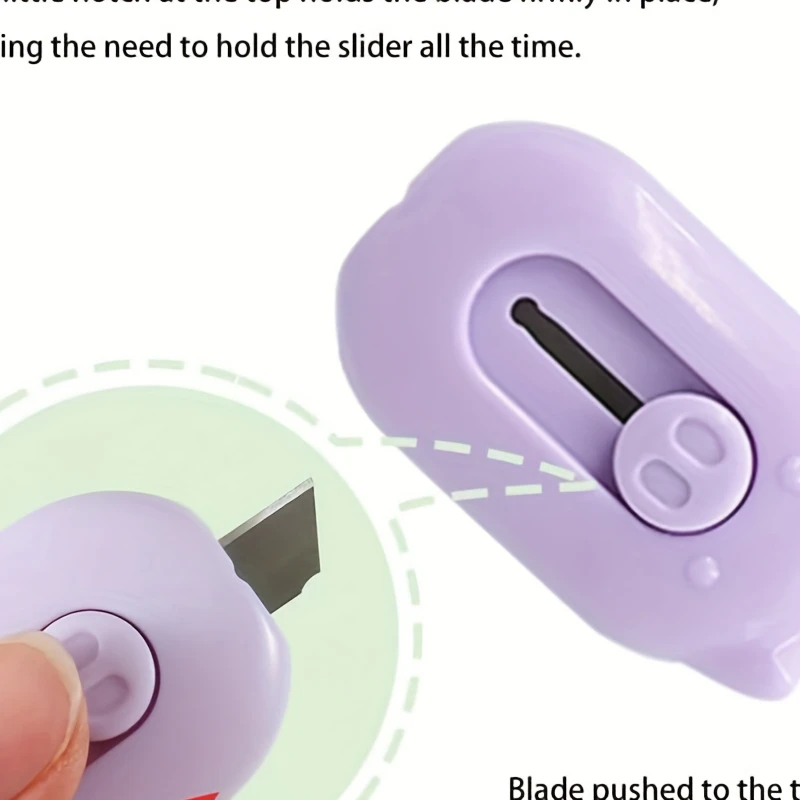 4 мини-ножи для распаковки с выдвижными открывателями для писем, многофункциональные художественные ножи в форме милой свиньи, веселые и практичные