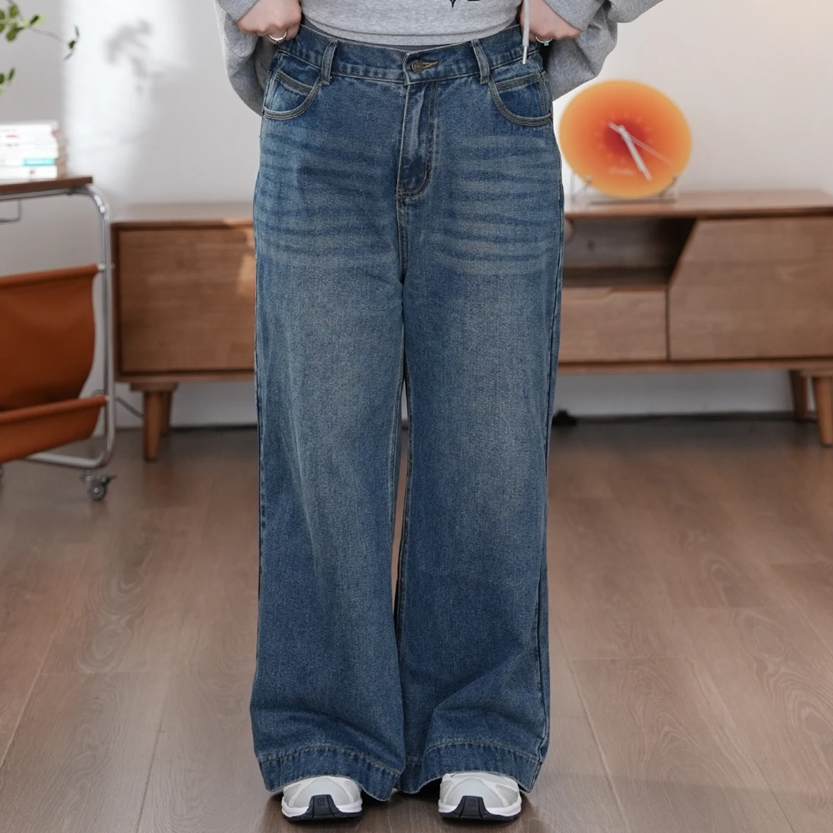 

Осенне-зимние утепленные прямые джинсы больших размеров, модные повседневные женские джинсы из смесового хлопка, удобная посадка, высокая талия