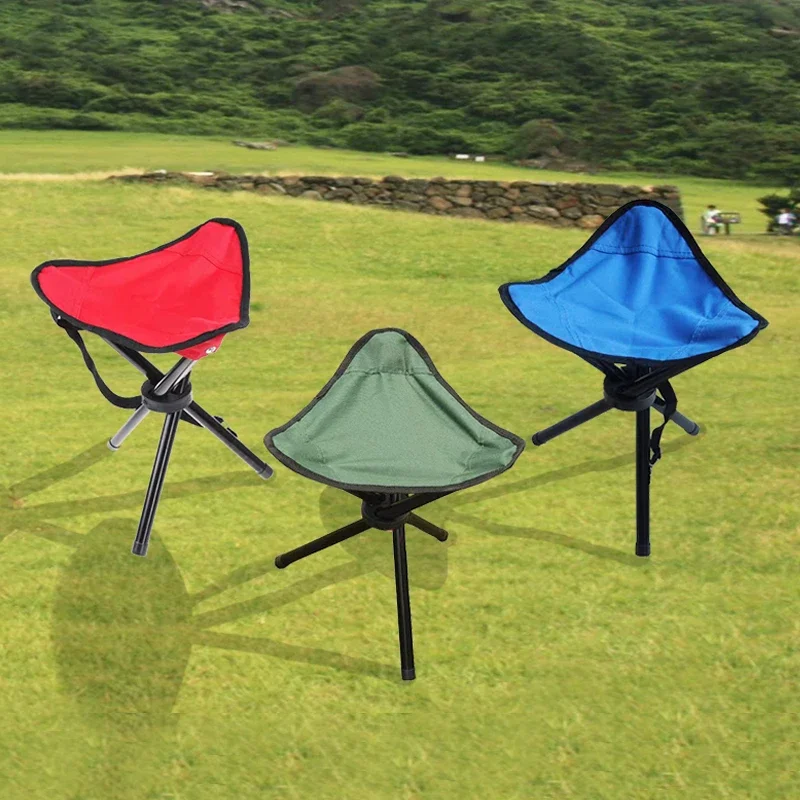Outdoor Multi Function Portable Folding Stool Triangle stool Lightweight Ultralight Lightweight Camping Fishing Slacker Chair