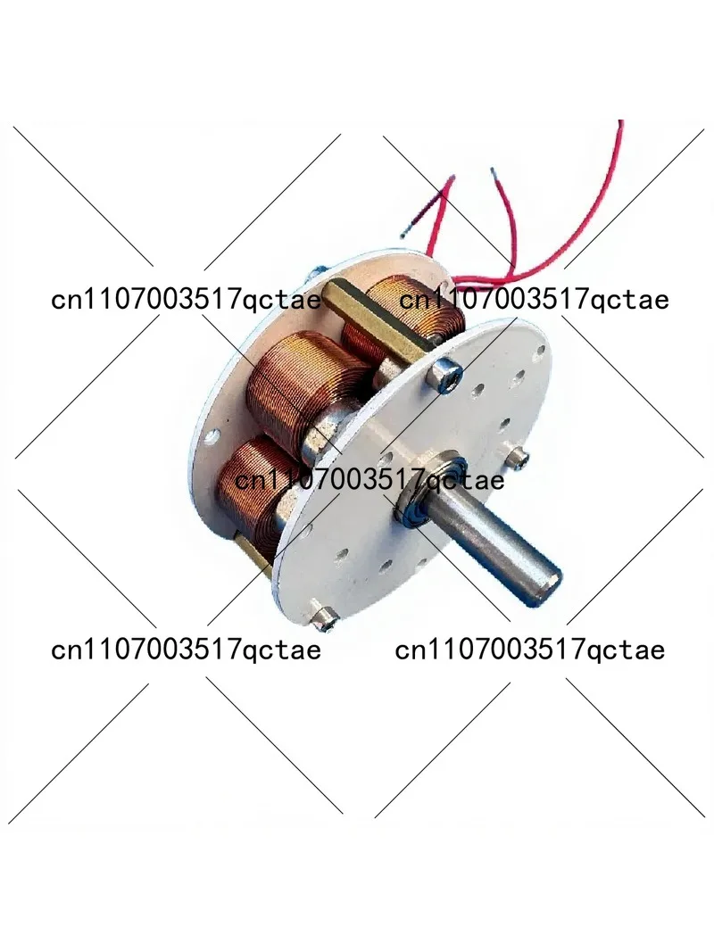 20W Disc Generator 65x25mm Iron Core, Low RPM High Output Multi-Pole Magnet