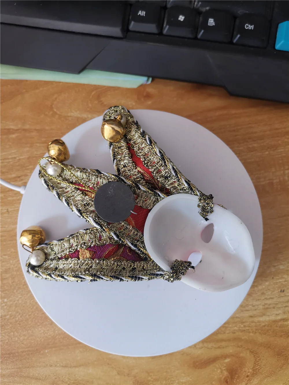 Masque de Clown d'halloween des états-unis, aimant de réfrigérateur, fournitures de spectacle, masque de mascarade vénitien, aimants de réfrigérateur, Europe et