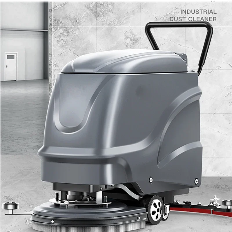 Upgrade Floor Washer Industrial Workshop Mopping Machine Shopping Mall Electric Manual Push-pull Suction Drag Integrated Sweeper
