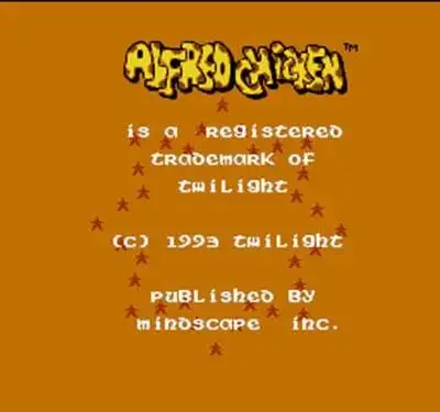 Alfred Chicken 60 Pin Game Card Free Region For 8 Bit Video Game Player