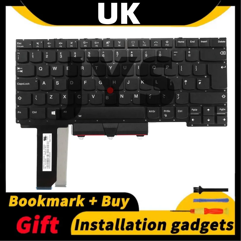 Laptop Replacement Keyboard for Lenovo ThinkPad E14/R14 Gen2 Gen3 Gen4US/UK/Belgian/Swiss/Brazilian/Canadian French