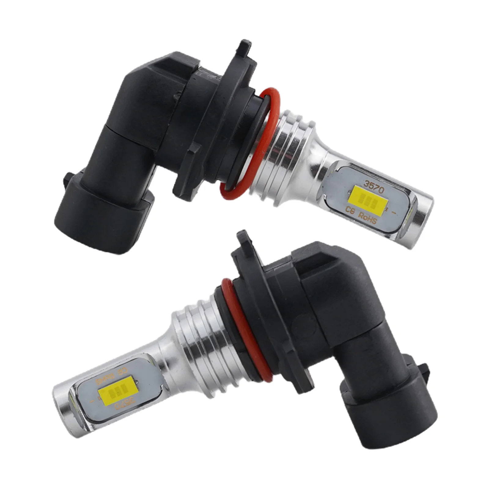 6000K White Bulbs 9012 LED Bulbs White Light Aluminum Alloy Material Easy To Install High Quality Easy To Remove