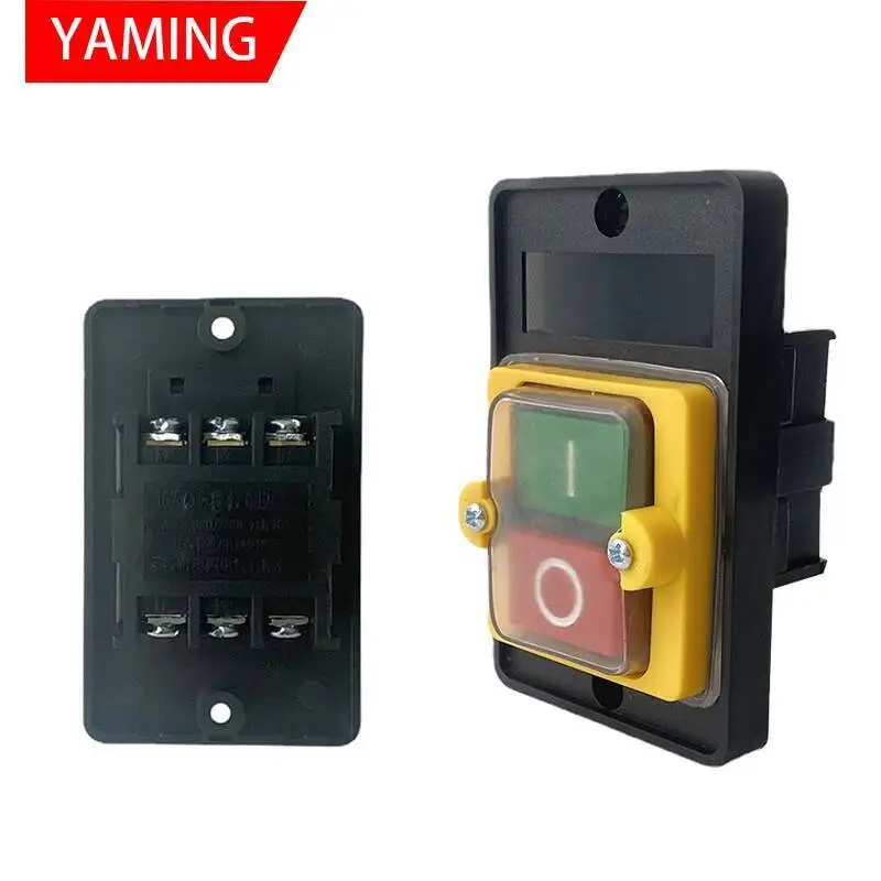 

KAO-5 переменного тока 380/220 В 10 А ВКЛ/ВЫКЛ водонепроницаемый кнопочный переключатель 6 винтов клеммы BSP210F-1B машины KA0-5M