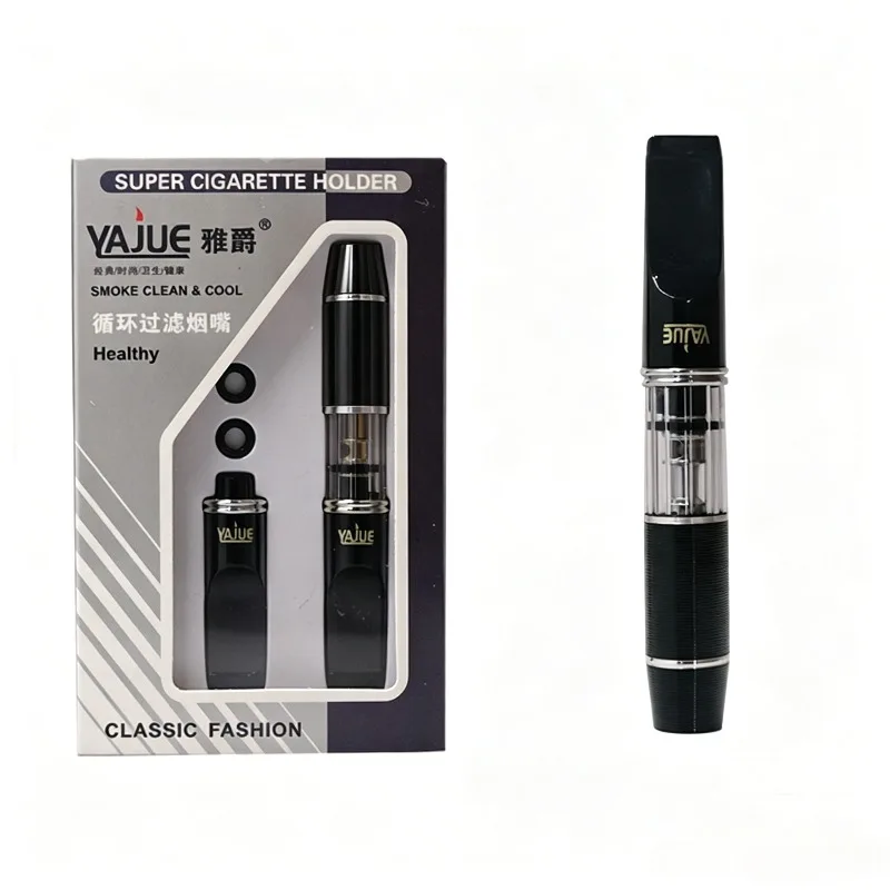 Reusable Reduce Tar Tobacco Filter Healthy Washable Smoke Filter Recyclable Cleanable Smoke Mouthpiece Cycle Use  Smoking Tool