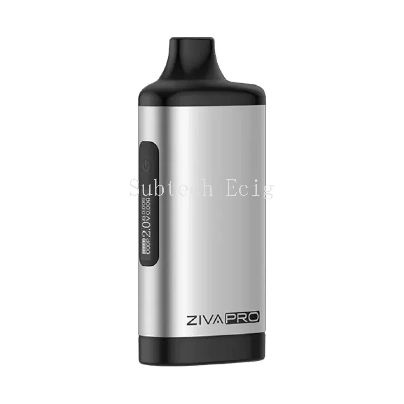 Yocan-Zilva Pro Vape Mod Phreat Battery ، قلم مبخر قابل لإعادة الشحن ، شاشة OLED ، هيكل ألومنيوم لعربات الخراطيش ، 10 ts