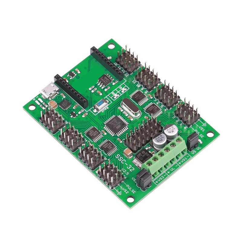 Servomoteur multicanal N11R-SSC32-V2.5, 32 canaux, avec Interface USB XBEE, compatible PC-MAC LINUX pour araignée Hexapod, Robots bipède