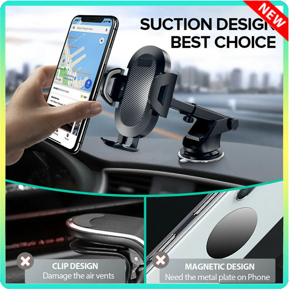 

Новый держатель для телефона Автомобильное крепление для телефона Подставка для мобильного телефона с GPS Поддержка мобильного телефона для iPhone 12 11 Pro Max X 7 8 Plus Xiaomi Huawei